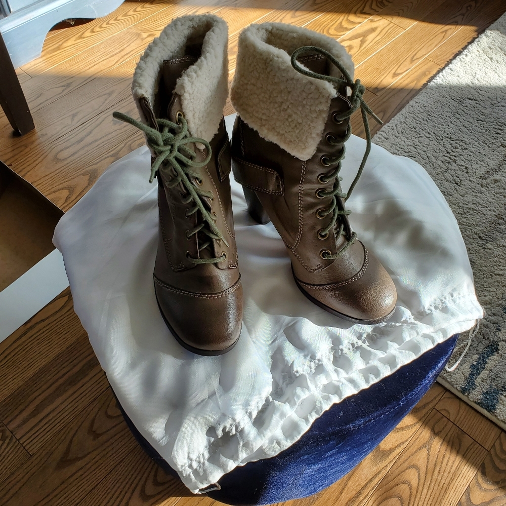 Womens heeled boots